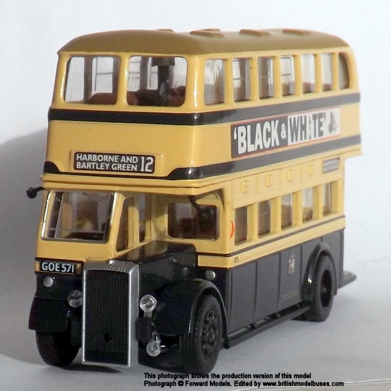 1/76 Forward Models Glasgow Daimler /Birmingham City Crossley /Hull Daimler Bus 